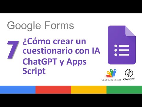 Cómo crear un cuestionario automático con ChatGPT y Google Forms incluyendo retroalimentación