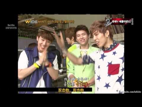 [IN吧中字]130327 Mnet WIDE News - INFINITE 冰淇淋廣告拍攝現場[KO-CN]