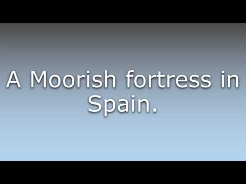 What does Alcazar mean?