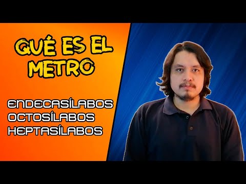 Qué es el METRO en la POESÍA | Tipos de VERSO
