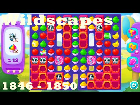 Wildscapes Level 1846 - 1850 HD Walkthrough | 3 - match game | gameplay | android | ios | pc | app