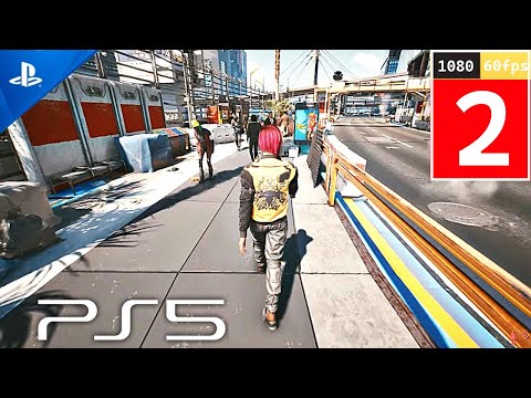 Cyberpunk 2077 Next Gen PS5 Freeroam Gameplay 1080p (no commentary) PART 2