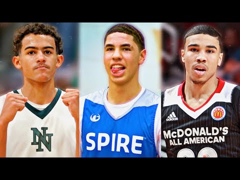 A MELHOR JOGADA DE CADA ESTRELA DA NBA NO HIGH SCHOOL! (React)