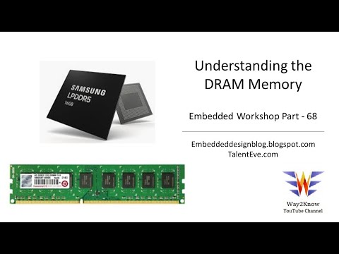 DRAM Memory | Understanding Memory org in SDRAM | DRAM Memory tutorial | Embedded Workshop - Part 68