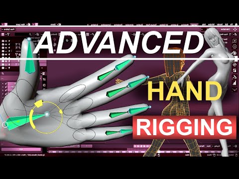 Blender 2.82 : Advanced Hand Rig (In 30 Seconds~!)