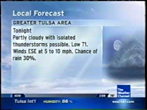 The Weather Channel IntelliStar 1 SD Local Forecast — 2008-06-02T03:58-0500 — Tulsa, OK