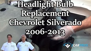 Headlight Bulb Replace Chevy Silverado