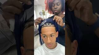 Cornrows on short hair #cornrows  #cornrowstyles
