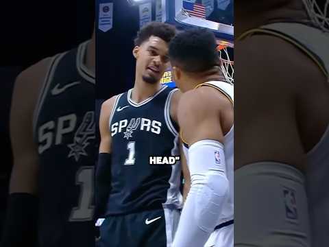 Wemby and Russ’s exchange 😃