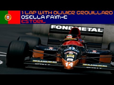 1990 Portuguese GP Olivier Grouillard Osella FA1M-E (Qualifying run)
