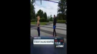 CNBC&#39;s Mandy Drury Takes ALS Ice Bucket Challenge AGAIN After Brian Sullivan Botch