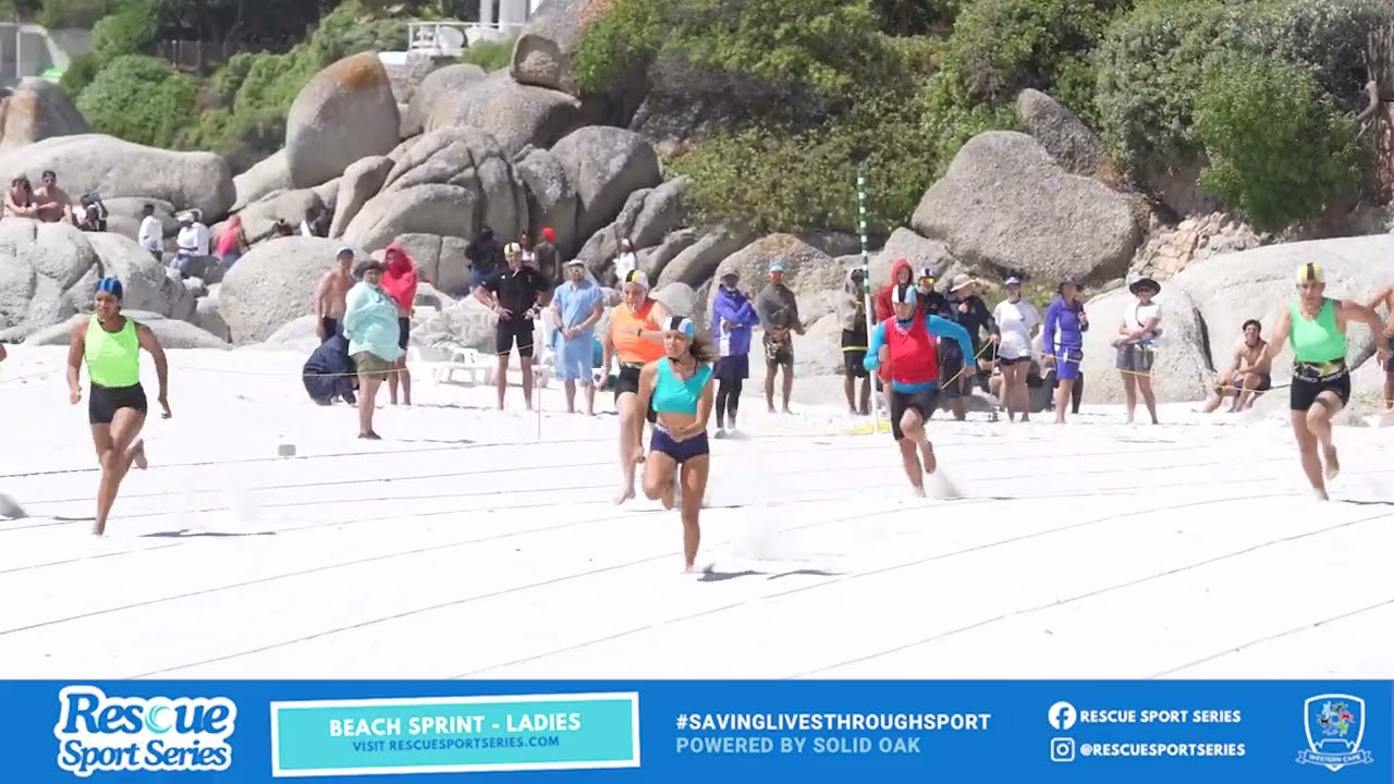 Ladies Beach Sprint | Lifesaving Sport | Clifton | Cape Town | Rescue Sport Series