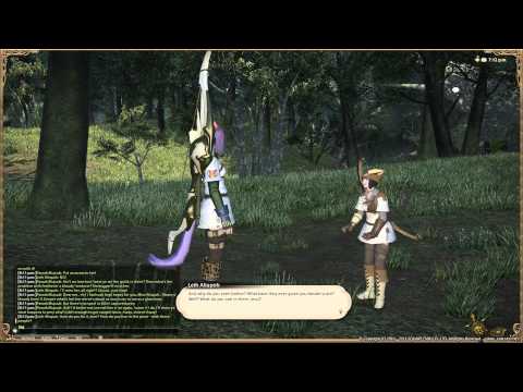 Final Fantasy XIV A Realm Reborn - Archer Lv25 Quest - Homecoming