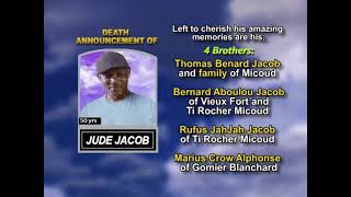Jude Jacob ~ Long Obituary