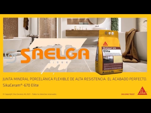Vídeo relacionado con SIKA - Mortero de rejuntado epoxi - SikaCeram EpoxyGrout - Luna - de alta resistencia - para baldosas y azulejos con espesores de 2 a 20 mm - para paredes y suelos interior y exterior - 5kg