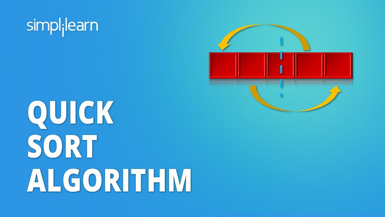 Quick Sort Algorithm | Quick Sort In Data Structure | Sorting Algorithms Explained | Simplilearn