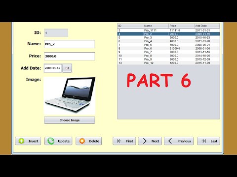 Java And Mysql Project Example - Simple Java And MySQL Database Program [With Source Code] Part 6/11 Video