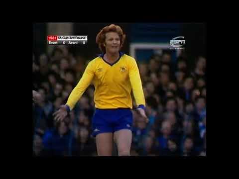 Everton v Arsenal F.A. Cup 3rd Round 03-01-1981