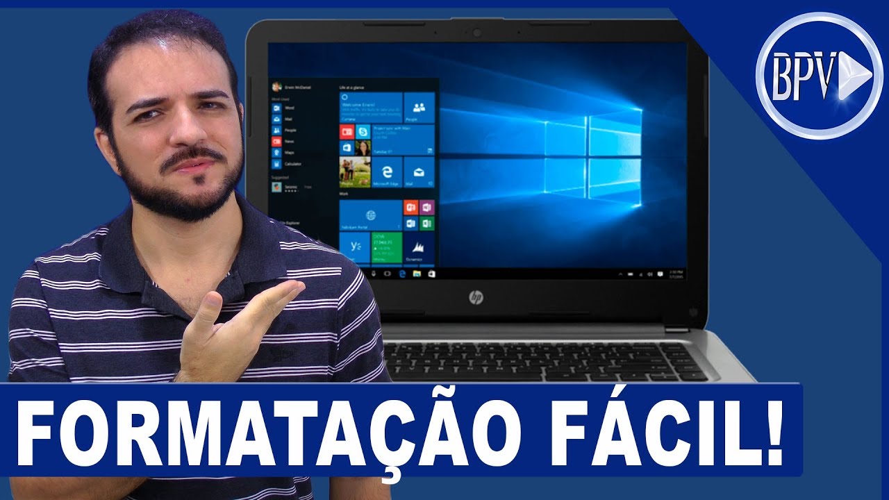 A Forma MAIS FÁCIL de Formatar seu PC - Série Formatação BPV!