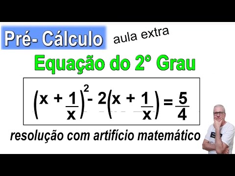 GRINGS 👉 PRÉ-CÁLCULO - EQUAÇÃO DO SEGUNDO GRAU  resolução com artificio matemático (aula extra )