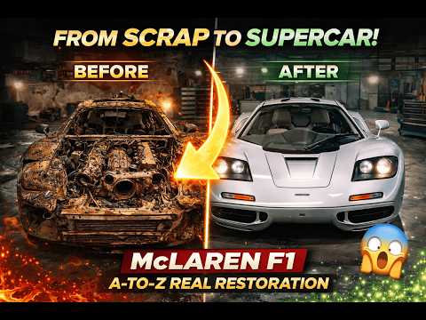 FROM SCRAP TO SUPERCAR | McLaren F1 A-TO-Z REAL RESTORATION