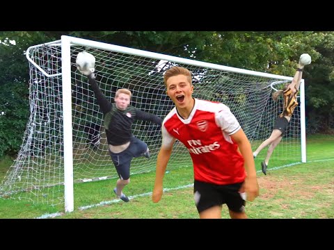 FOOTBALL CHALLENGES WITH THE WORLD'S BEST GOALKEEPERS