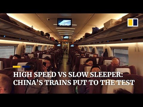 High speed vs slow sleeper: China’s trains put to the test