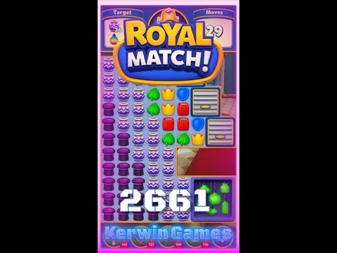 Royal Match Level 2661 - No Boosters Gameplay