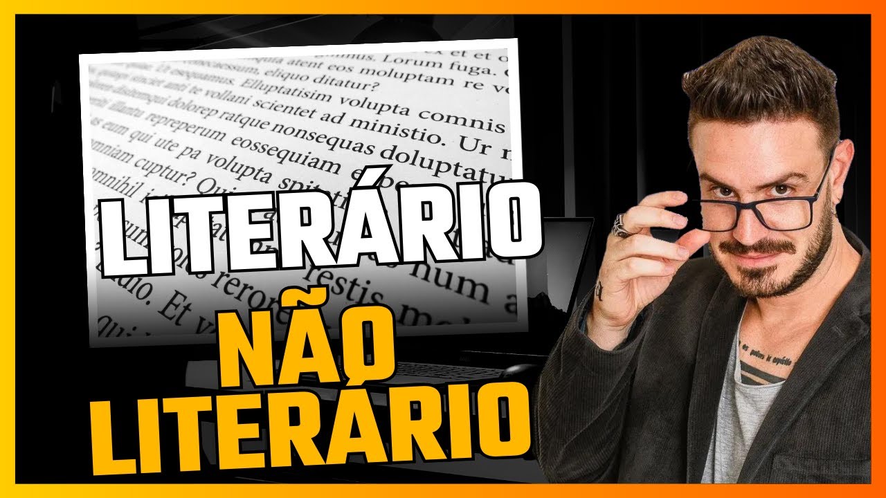 Diferença entre texto literário e texto não literário - Pablo Jamilk