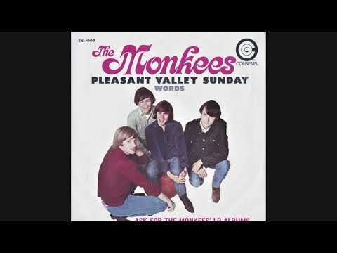 The Monkees "Pleasant Valley Sunday" mono 45 vinyl