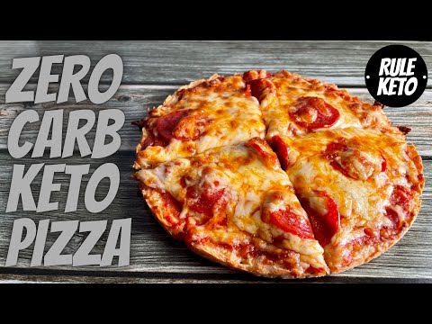 ZERO CARB Keto Chicken Crust Pizza Recipe | EASIEST KETO PIZZA EVER