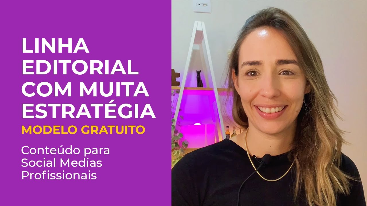 COMO CRIAR UMA LINHA EDITORIAL | MODELO GRATUITO
