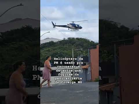 FUGA DE 4 DETENTOS DA PENITENCIÁRIA DE FORMIGA MG