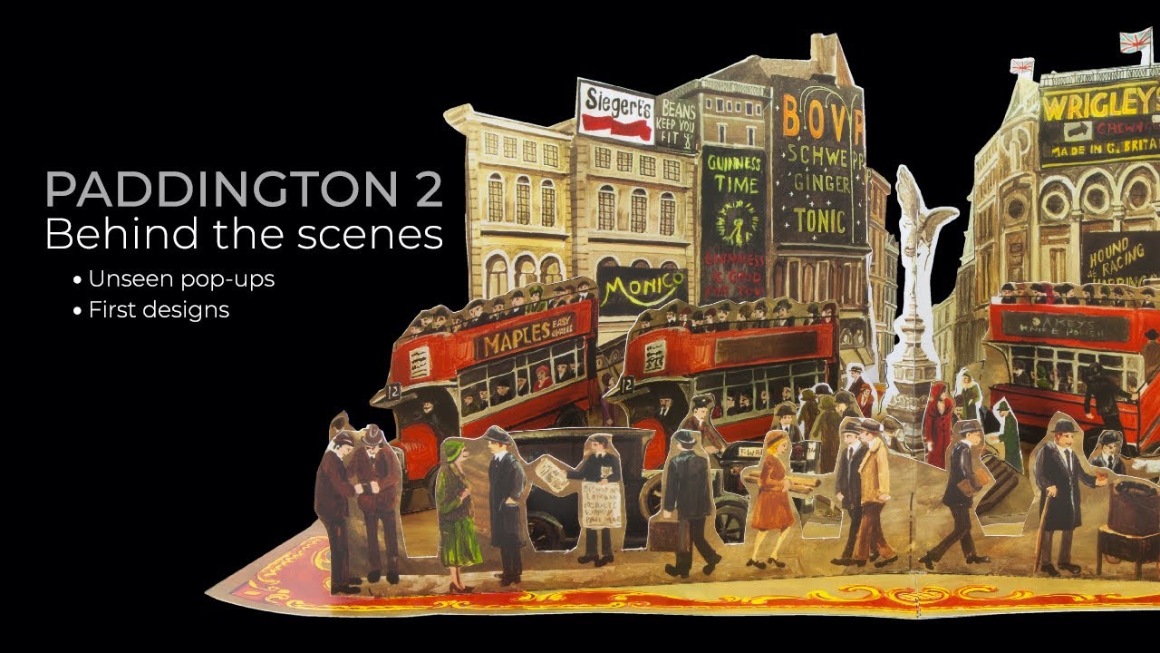 London als animiertes PopUpBuch (Szene aus Paddington 2) bei Seitvertreib
