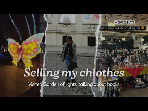 PRODALA SAM POLA ODECE, vintage prodavnice, nove knjige i Garden of lights | Jovana Zistakis