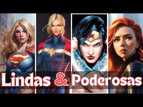 AS SUPER HEROÍNAS MAIS PODEROSAS DA MARVEL |  DC COMICS