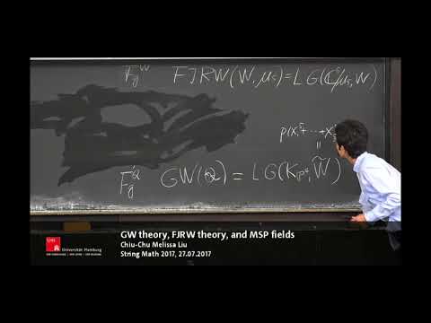 Chiu-Chu Melissa Liu - GW theory, FJRW theory, and MSP fields