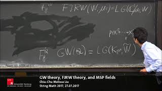 Chiu-Chu Melissa Liu - GW theory, FJRW theory, and MSP fields
