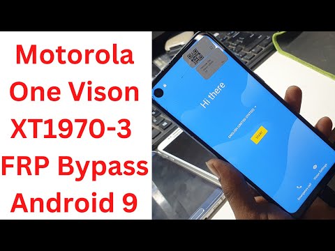 Motorola One Vison XT1970-3 FRP Bypass Android 9 || moto one vision frp bypass | xt1970-3 frp bypass