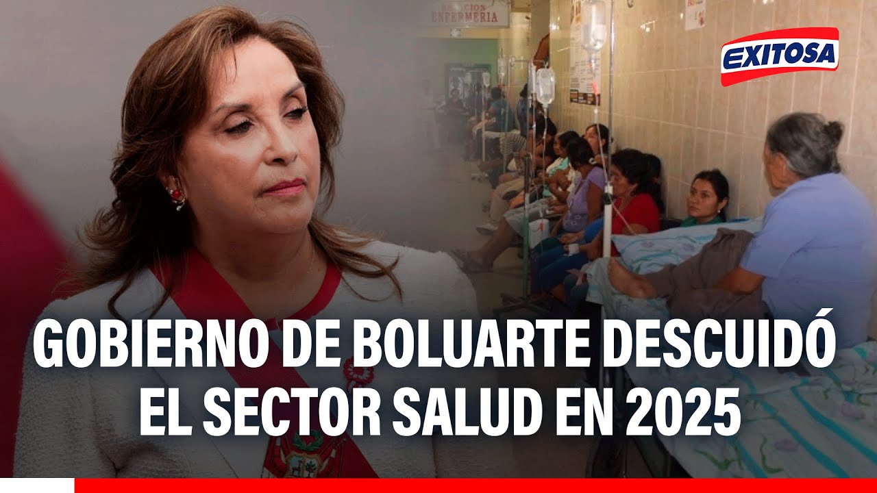 🔴🔵Sector Salud en 2025 fue DESCUIDADO por el gobierno de Dina Boluarte, señala especialista