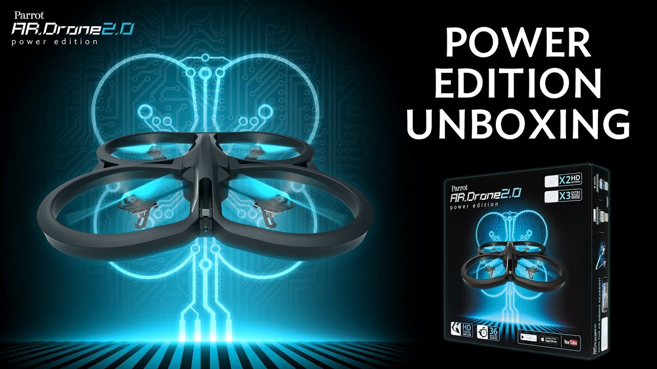 Квадрокоптер Parrot AR. Drone 2.0 Power Edition