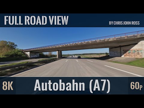 Autobahn (A7), Germany: Egestorf - Evendorf - Bispingen - Schneverdingen - Soltau - 4K/8K UHD