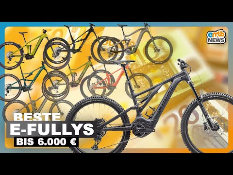 💸 17 erschwingliche E-Bike-Fullys im Preisbereich von 3.000 bis 6.000 €