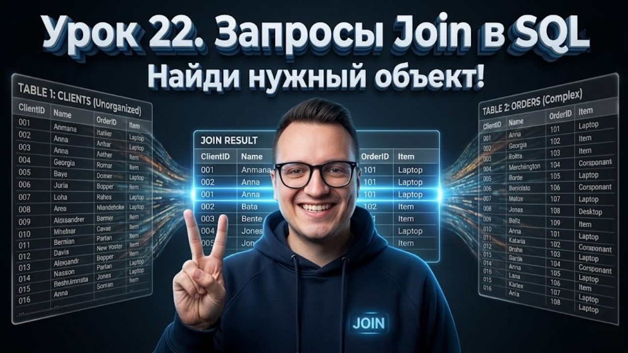 QA Engineer From Scratch  / Lesson 22. JOIN queries in SQL/MySQL for QA Engineer