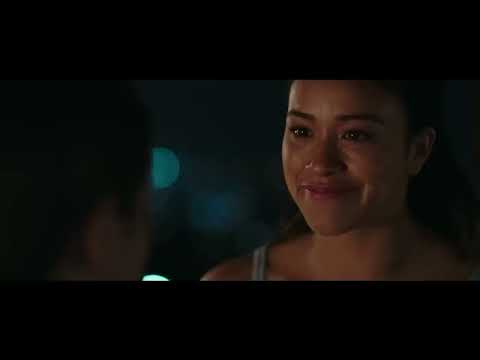 Miss Bala end-credits frame with song overlay cue