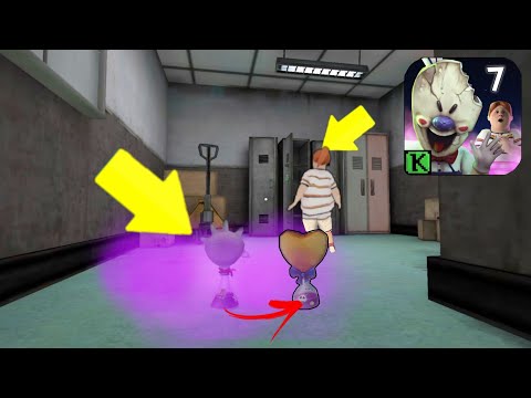 How To Find The Trap Skin In Ice Scream 7 || Mystery Key Locker Location In Ice Scream 7