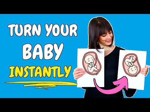 How to naturally turn a breech baby INSTANTLY with breech baby turning exercises and moxibustion