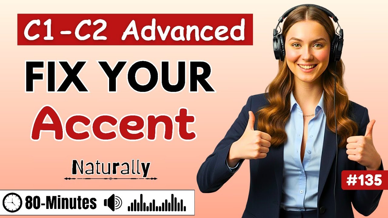 C1–C2 Advanced: Fix Your Accent Naturally ✨| English Speaking Practice (Listen & Repeat)