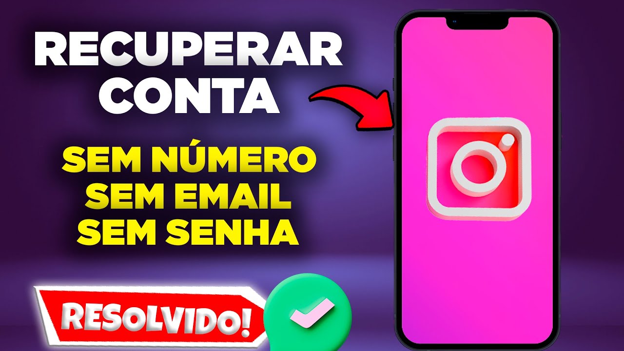 Como RECUPERAR CONTA do INSTAGRAM (SEM EMAIL, SEM SENHA E NÚMERO) em 2024