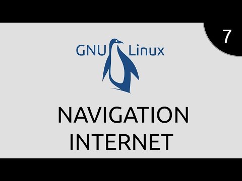 GNU Linux 7 navigation internet